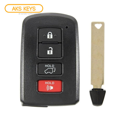 2015 Toyota RAV4 Smart Key 4B FCC# HYQ14FBA - Board 0020