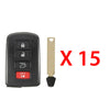 2013 - 2018 Toyota RAV4 Smart Prox Remote Key 4B FCC# HYQ14FBA - Board 0020 (15 Pack)