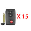 2008 - 2014 Toyota Smart Prox. Key 3B FCC# HYQ14AAB (15 Pack)