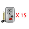 2010 - 2011 Toyota Camry Smart Prox. Key 4B FCC# HYQ14AAB (15 Pack)