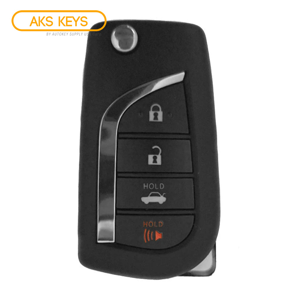 2020 Toyota Corolla Flip Key Fob 4B HYQ12BFB for US Vehicles