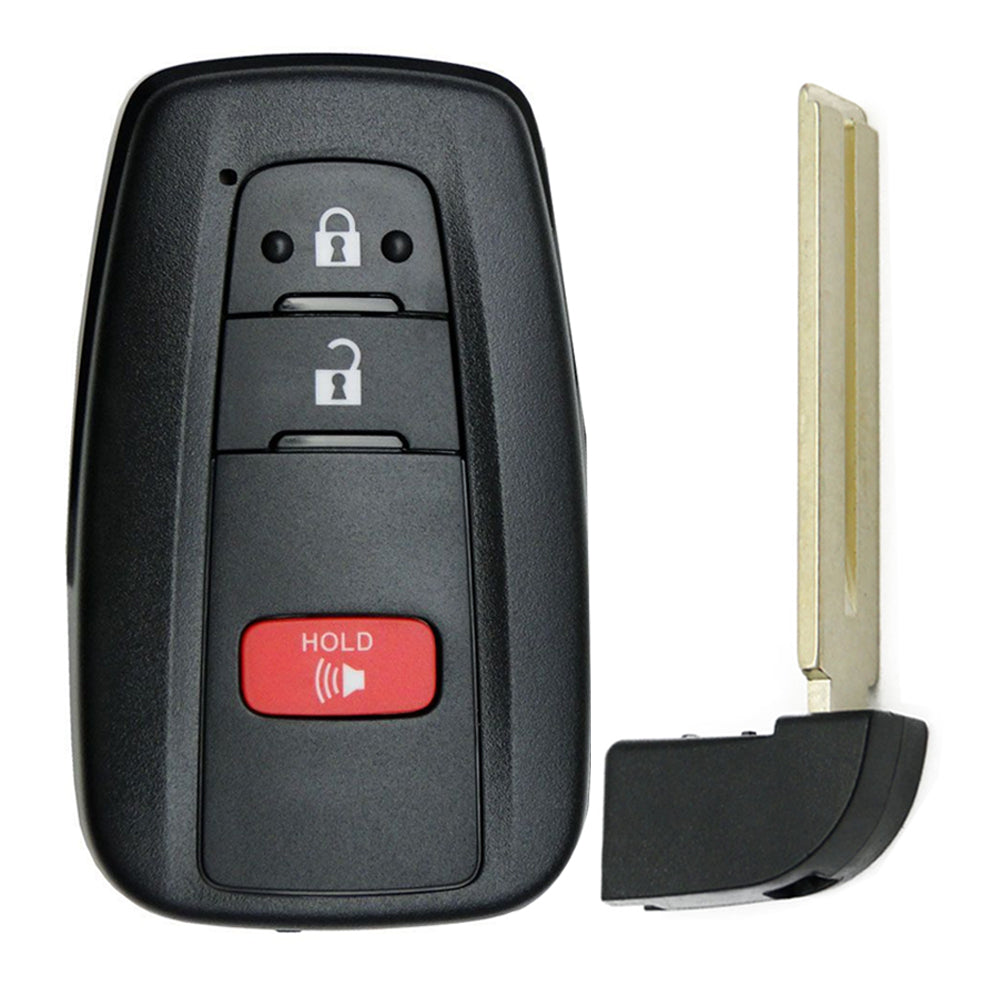 2020 Toyota Prius Smart Key 3 Buttons FCC# HYQ14FBC - 0351