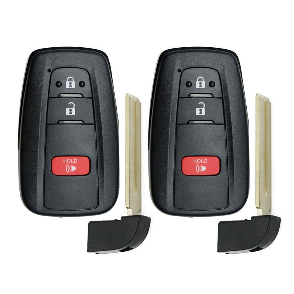 2016 - 2021 Toyota Smart Prox Remote Key 3B FCC# HYQ14FBC (2 Pack)