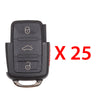 1998 - 2002 Volkswagen Flip Key - Remote Part 4B Part# 1J0 959 753T (25 Pack)