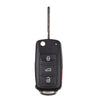 Remote Flip Key Fob Compatible with Volkswagen 2007 2008 2009 2010 2011 2012 2013 2014 2015 2016 4B FCC# NBG010180T/5K0837202R