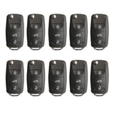 2011 - 2019 Volkswagen Flip Key PEPS NBG010206T / 5K0.837.202.AK (10 Pack)