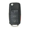 ILCO Aftermarket New Remote Flip Key Fob Compatible with  Volkswagen 1998 1999 2000 2001 2002 4B PART# 1J0959753T