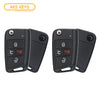 2015 - 2019 Volkswagen Remote Flip Key with Comfort Access 4B FCC# NBGFS12P01 (2 Pack)