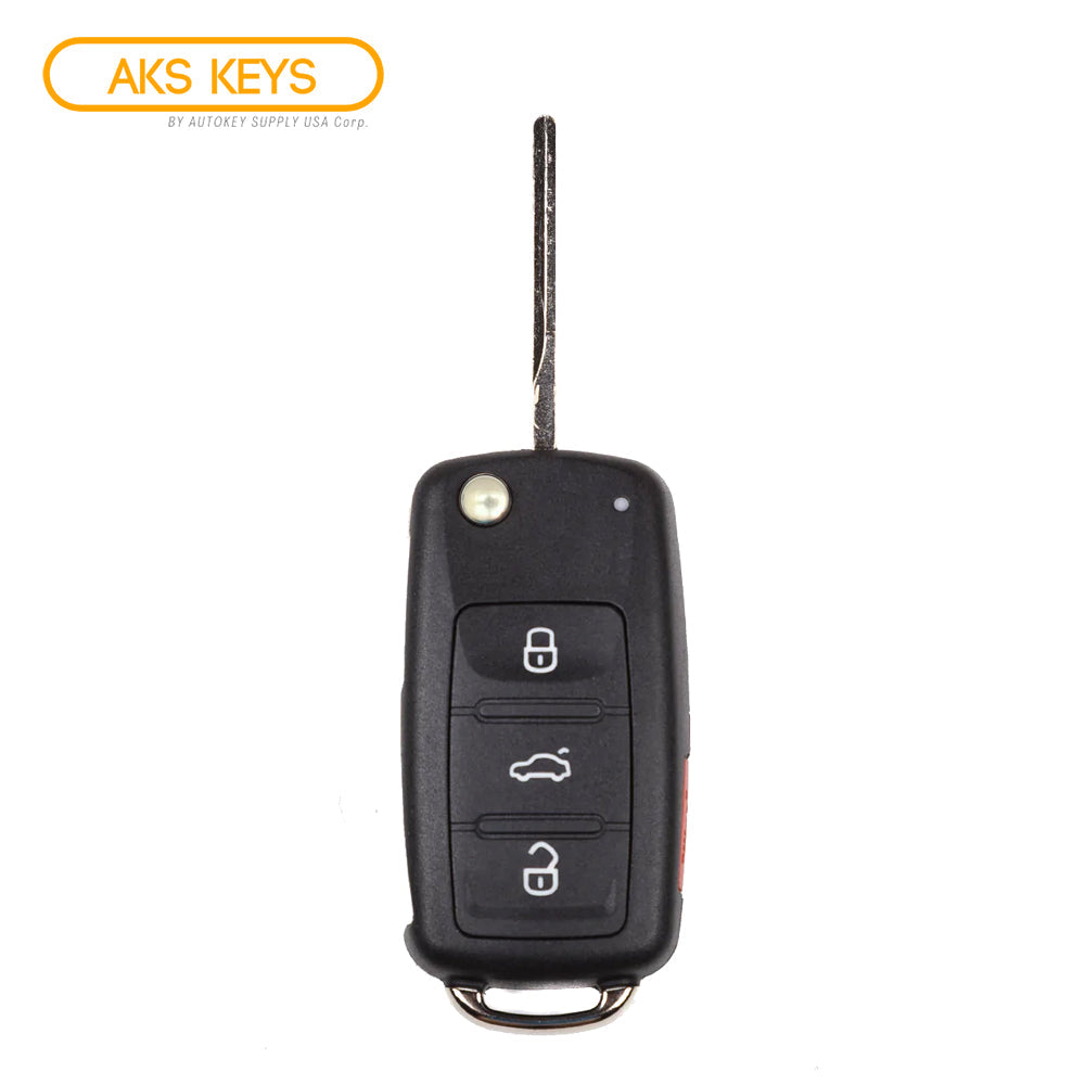 2011 - 2019 Volkswagen Flip Key PEPS NBG010206T / 5K0.837.202.AK