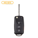 2011 - 2019 Volkswagen Flip Key PEPS NBG010206T / 5K0.837.202.AK