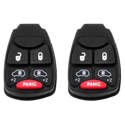 2004 - 2007 Chrysler Remote Rubber Pad Buttons 5B (2 Pack)