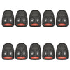 2004 - 2007 New Remote Control Key Keyless Fob Rubber Pad Buttons For Dodge Mitsubishi 3B (10 Pack)