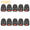 2004 - 2007 New Remote Control Key Keyless Fob Rubber Pad Buttons For Dodge Mitsubishi 3B (10 Pack)