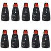 New Replacement Fobik Keyless Remote Rubber Pad Case Shell 5B for Dodge (10 Pack)