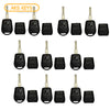 New Remote Key Fob Replacement Rubber Case Housing Blade Shell Notch 4 track (10 Pack)