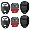 New Replacement Remote Keyless Fob Case Rubber Pad Shell 4B for FCC# KOBGT04A (2 Pack)