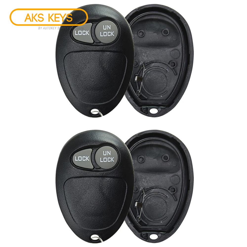 New Replacement for GM Remote KeylessRubber Pad Case Shell  - 2B for FCC# L2C0007T (2 Pack)