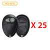 New Replacement for GM Remote KeylessRubber Pad Case Shell  - 2B for FCC# L2C0007T (25 Pack)