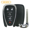 2016 - 2021 Chevrolet Smart Key Shell 5B Compatible with FCC# HYQ4AA, HYQ4EA
