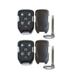 2015 - 2020 Chevrolet GMC Smart Key Shell 6B Compatible with FCC# HYQ1AA (2 Pack)