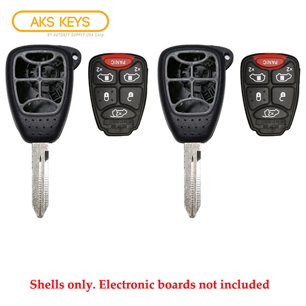2004 - 2007 Chrysler Remote Key Shell 6B (2 Pack)
