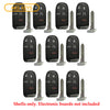 New Smart Prox Replacement Remote Keyless Case Shell Housing for Chrysler Dodge Jeep 5B (10 Pack)