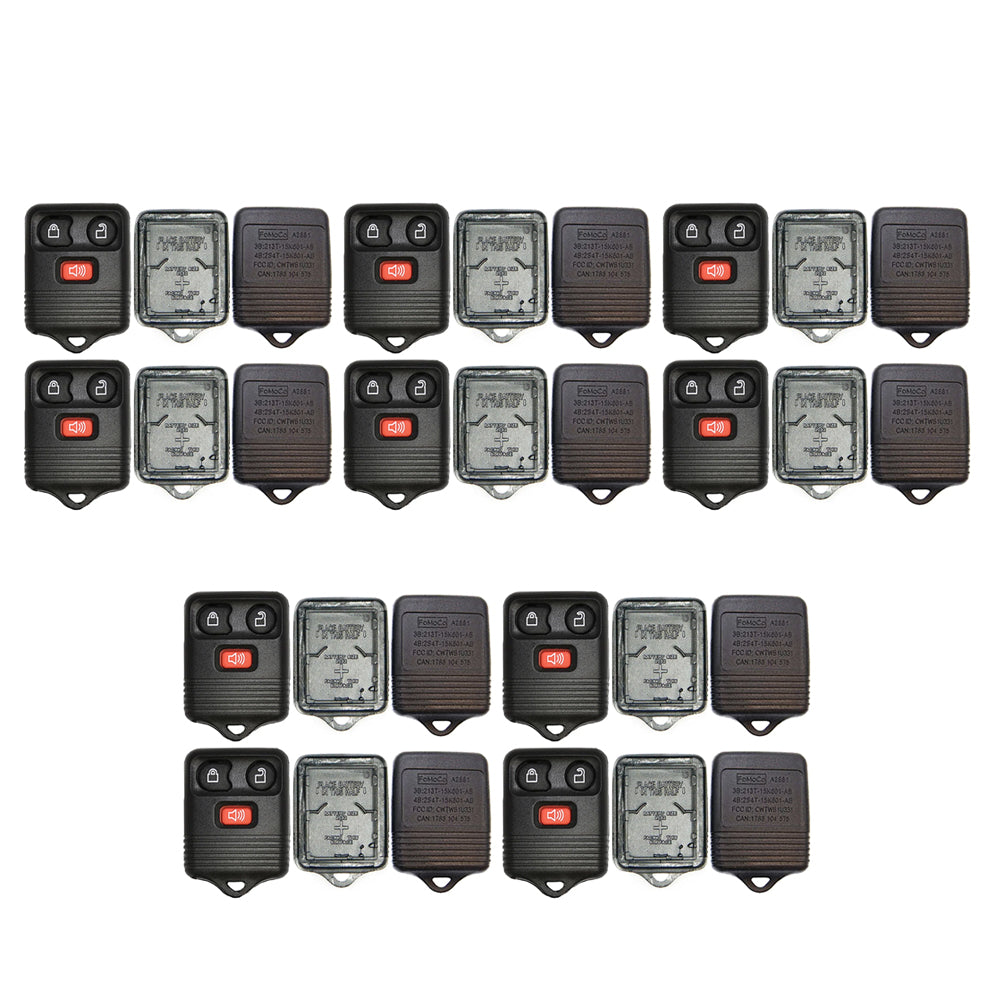 1998 - 2011 Ford Remote Shell (10 Pack)
