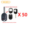 2011 - 2015 Ford Remote Head Key Shell 4B (50 Pack)
