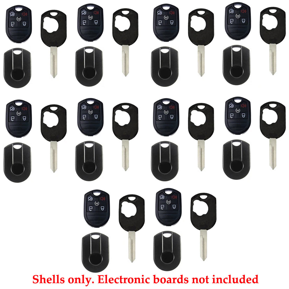 2007 - 2015 Ford Lincoln Remote Key Shell 5B (10 Pack)