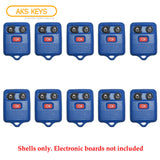 1999 - 2011 Ford Dark Blue Remote Shell (10 Pack)