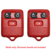 1998 - 2011 Red Ford Remote Shell (2 Pack)