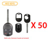 2012 - 2014 Ford Remote Key Shell 4B (50 Pack)