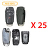 2013 - 2016 Ford Fusion Remote Flip Key Shell for FCC# N5F-A08TAA (25 Pack)