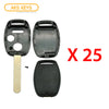 Honda Remote Key Shell 3B W/O Chip Holder (25 Pack)