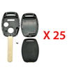 2005 - 2013 Honda Remote Key Shell 3B W/ Chip Holder (25 Pack)