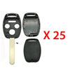 Honda Remote Key Shell 4B W/O Chip Holder (25 Pack)