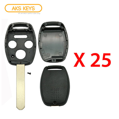 Honda Remote Key Shell 4B W/O Chip Holder (25 Pack)