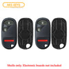 New Replacement Remote Keyless Fob Case Shell 3B for Honda FCC# OUCG8D-344H-A (2 Pack)