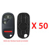 New Replacement Remote Keyless Fob Case Shell 3B for Honda FCC# OUCG8D-344H-A (50 Pack)