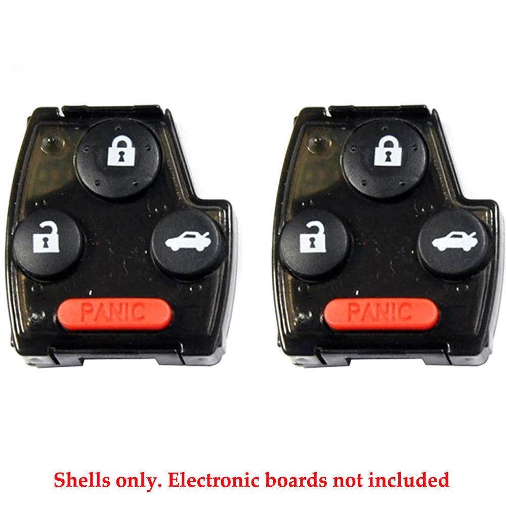 2003 - 2013 Honda Pad Housing 4 Buttons Shell (2 Pack)