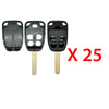 2001 - 2013 Honda Remote Key Shell 5B (25 Pack)
