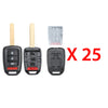 2013 - 2015 Honda Remote Key Shell Case 4B (25 Pack)