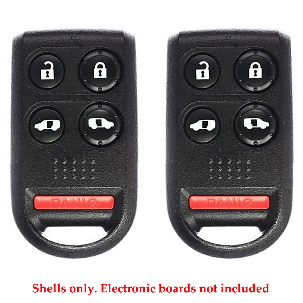 2005 - 2009 Replacement for Honda Remote Control shell Case 5B (2 Pack)