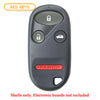 New Replacement Remote Keyless Fob Case Shell 4B for Acura / Honda FCC# KOBUTAH2T