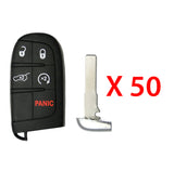 Jeep Smart Key Shell Pad 5B for FCC# M3N-40821302 - SIP22 (50 Pack)