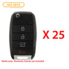 Kia Remote Head Flip Key Shell for FCC# TQ8-RKE-3F05 (25 Pack)