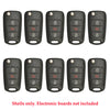 New Replacement Case Shell Housing Flip Fob Remote Head Flip Key For Kia (10 Pack)