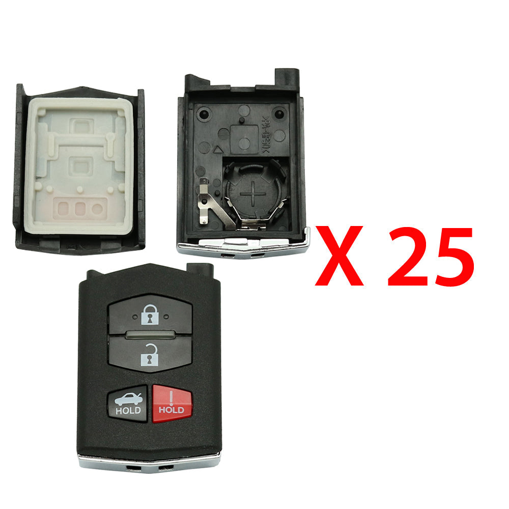 2009 - 2012 Mazda Remote Shell 4B (25 Pack)