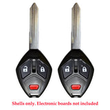2006 Mitsubishi Remote Key Shell 3B Mit6 (2 Pack)