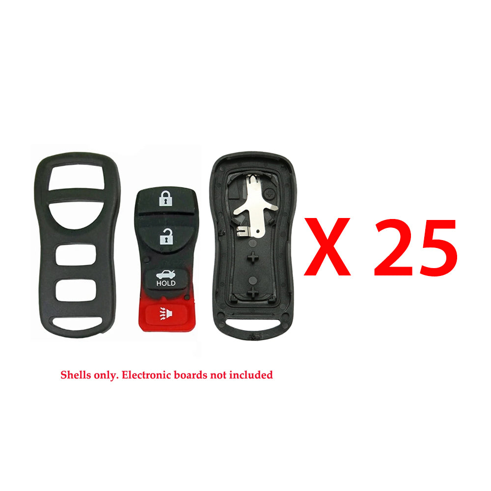 2002 - 2012 Nissan Remote Sell 4B Fits for Fcc KBRASTU15 (25 Pack)